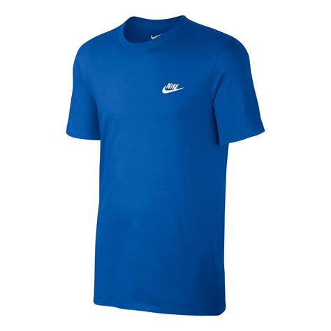 nike t shirt herren blau weiß|Herren Blau Oberteile & T.